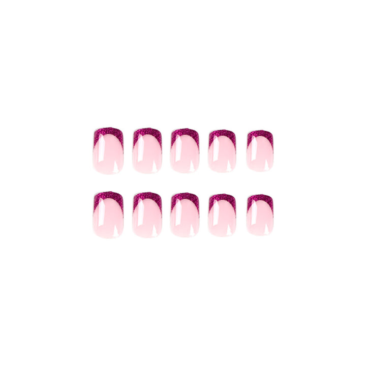 Glamorous nail art with glitter decoration Bowlift