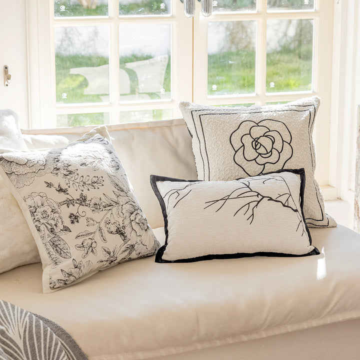 Decorative motif cushion