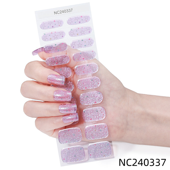 Glittery Nail Stickers