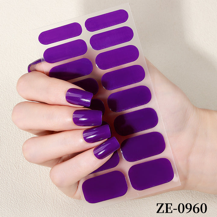 Matte Gel Nail Strips