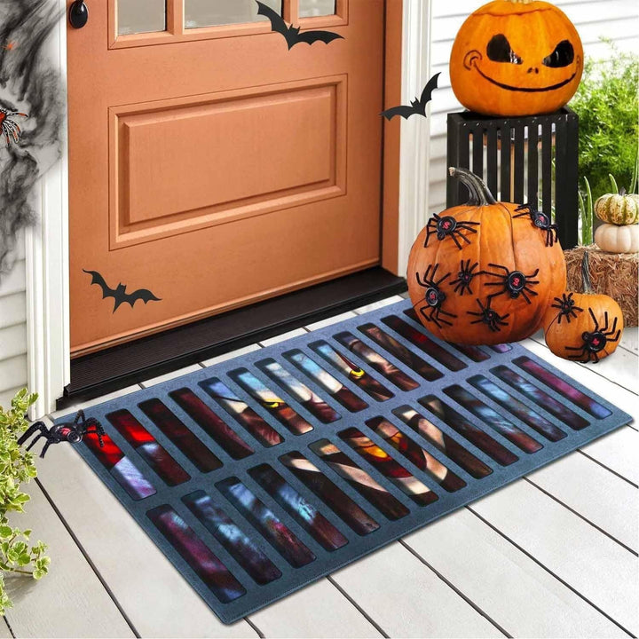 Halloween-Themed Slotted Entrance Mat Bowlift