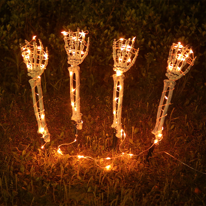 Decorative Skeleton Hand String Lights Bowlift