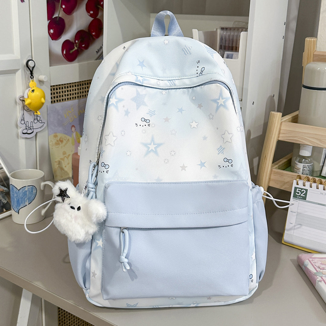 Cute Character-Print Backpack Bowlift