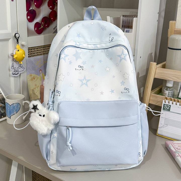 Cute Character-Print Backpack Bowlift