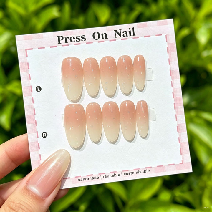 Customizable Ombre Press-On Nails