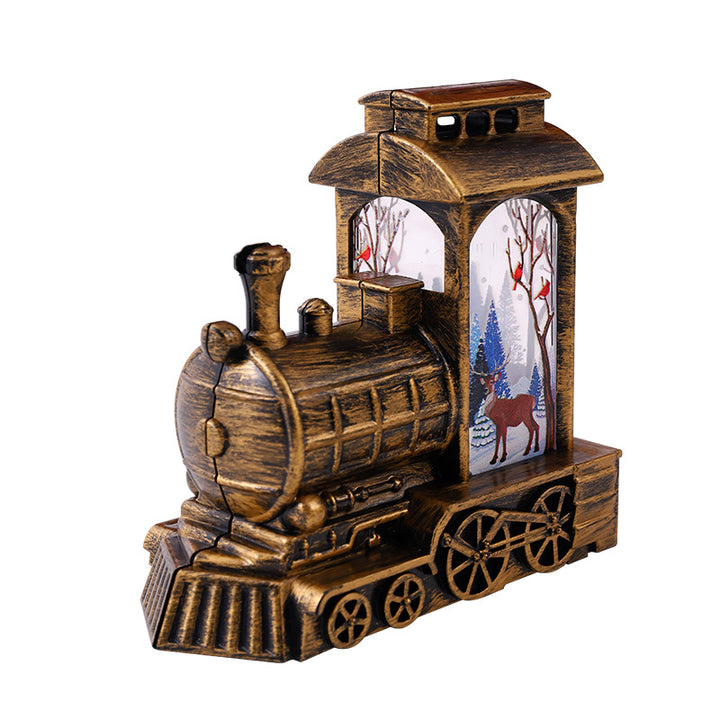 Nostalgic Christmas Train Lantern Bowlift