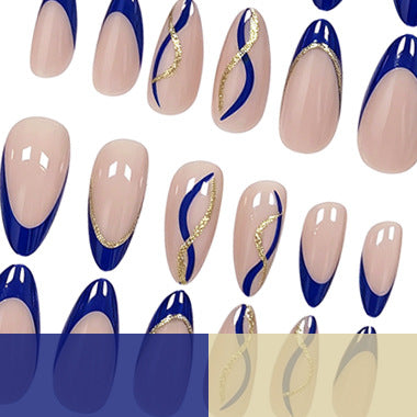 Artistic French Tip Nail Enhancements Bowlift