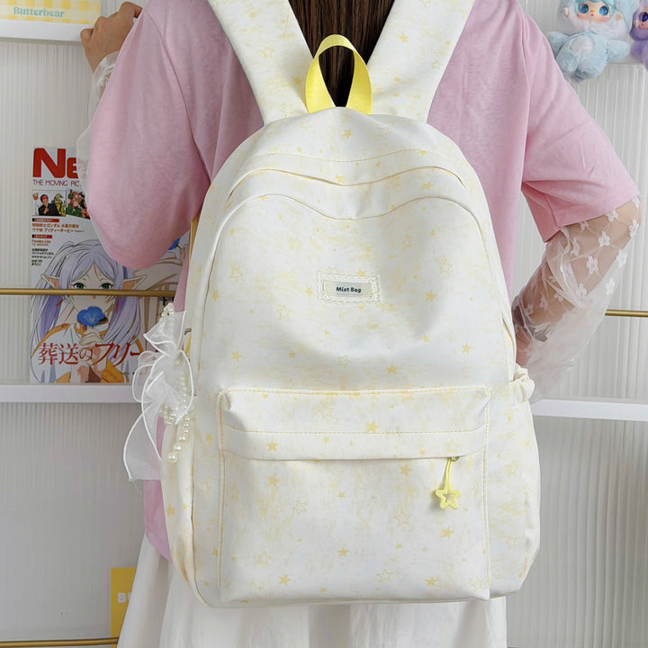 Star-Patterned Casual Backpack Bowlift 1791205468