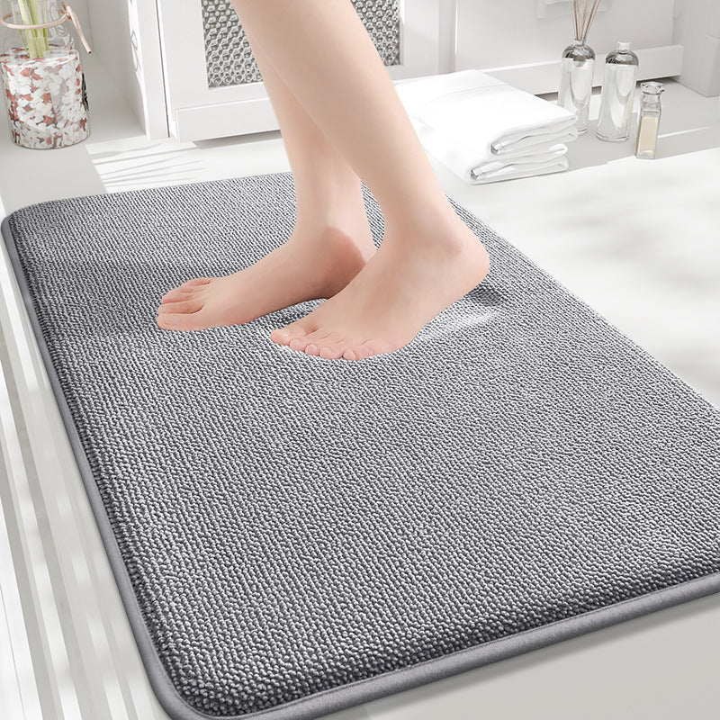 Plush Microfiber Bath Rug Bowlift