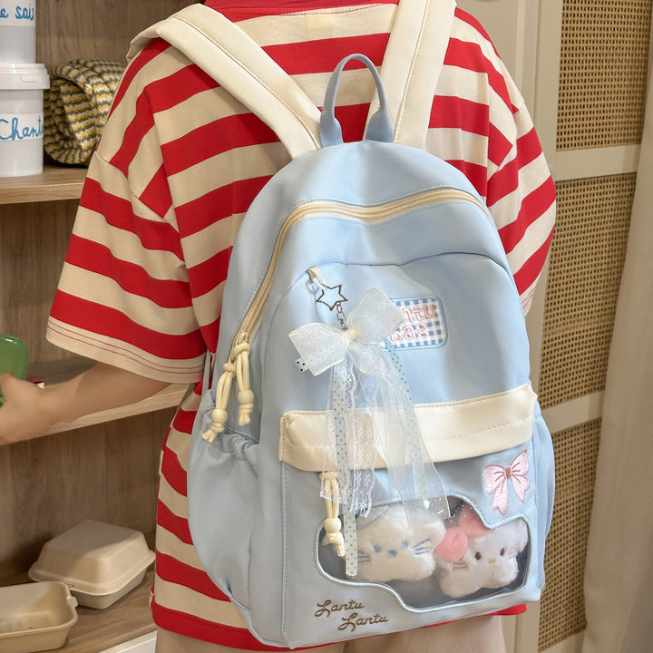 Cute Cartoon-Themed Plush Backpack Bowlift