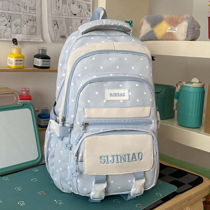 Adventurous Polka Dot Backpack Bowlift