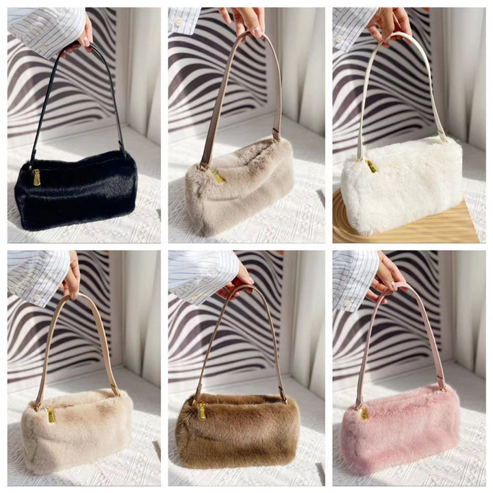 Elegant Faux Fur Clutch