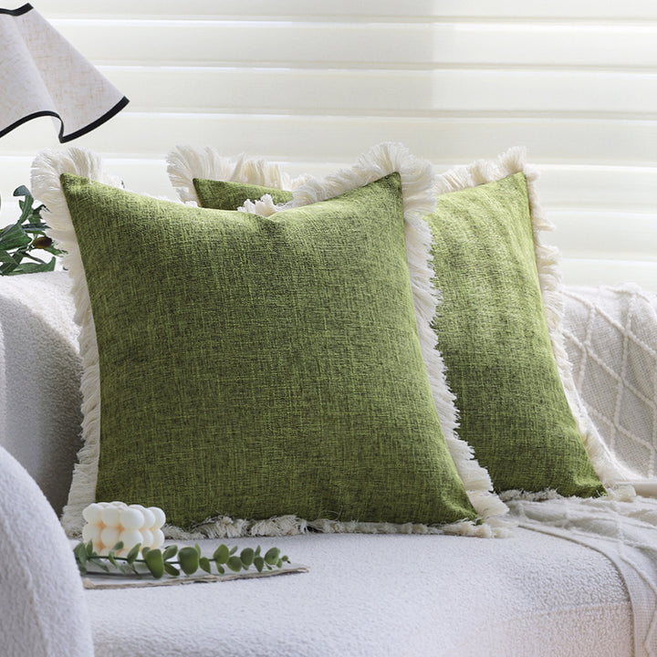 Rectangular sofa cushion cover in linen look Bowlift