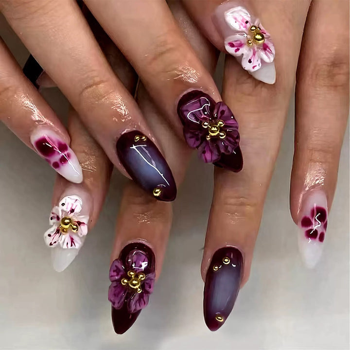 Artistic Press-On Nail Set