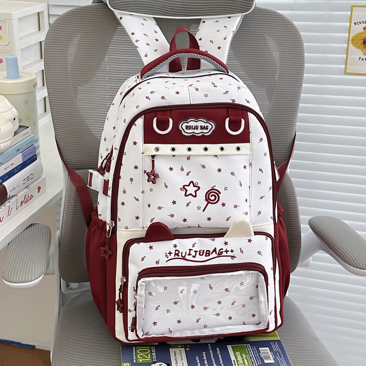 Decorative Plush Cartoon-Themed Backpack Bowlift