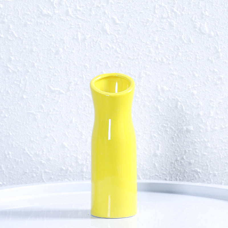 Modern Sleek Ceramic Vase Bowlift