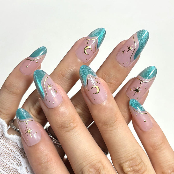 Premium Artistic Press-On Nail Set Bowlift