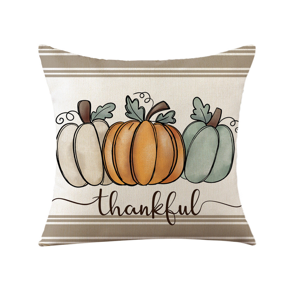 Autumn Gnome Decorative Throw Pillow Cover