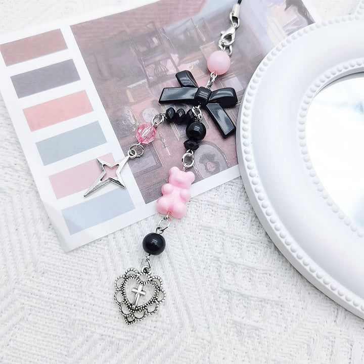 Playful Themed Charm Keychain Bowlift