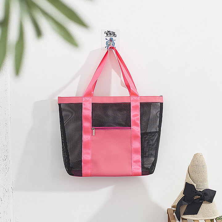 Versatile Mesh Beach Tote Bag