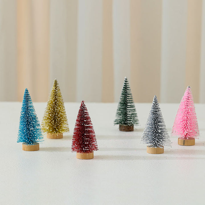 Decorative Miniature Christmas Tree Figurines Bowlift