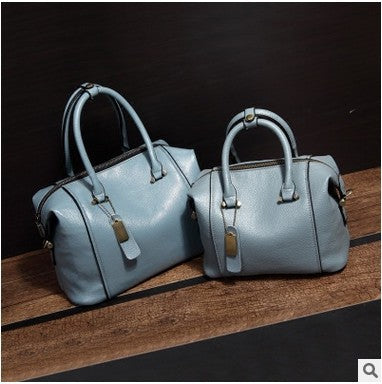 Structured Faux Leather Handbag
