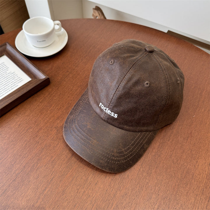 Unisex Vintage-Inspired Distressed Baseball Cap Bowlift