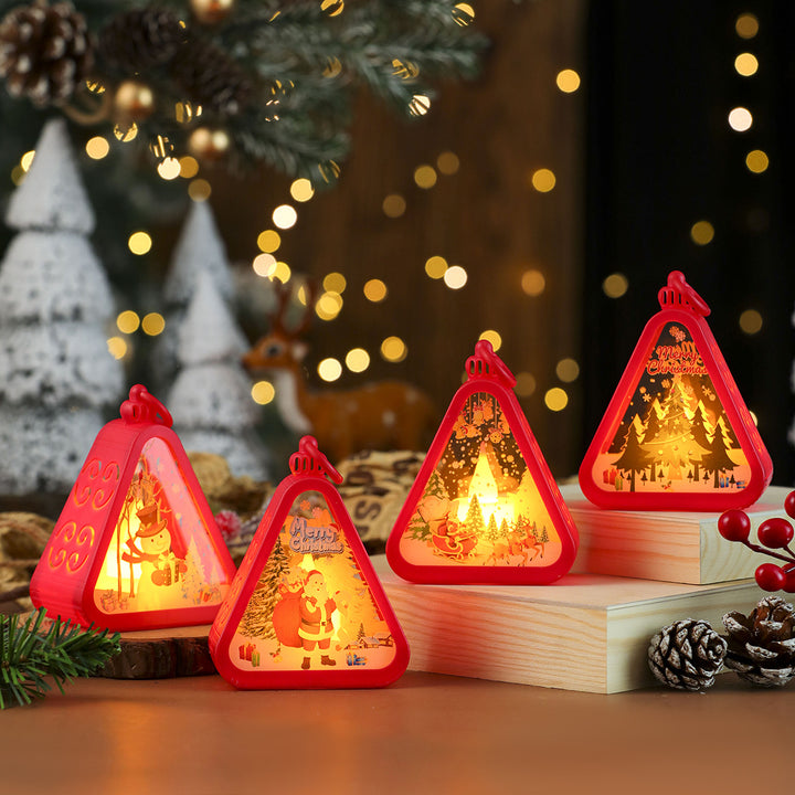 LED Christmas Decorative Lantern Bowlift