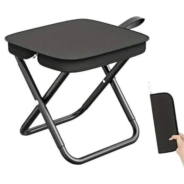 Unisex Foldable Camping Stool with Stable Legs Bowlift