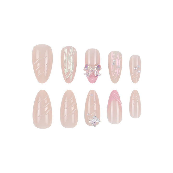 Artistic Long Stiletto Nail Enhancements Bowlift