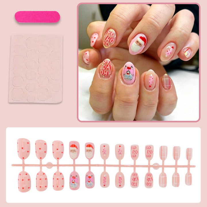 Creative Nail Art Set with Christmas Designs Bowlift