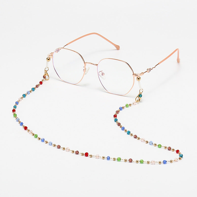 Decorative Eyewear with Elegant Chain Bowlift