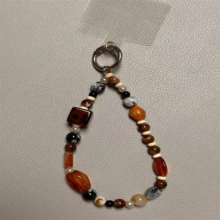 Decorative Beaded Charm Keychain Bowlift 1790134942