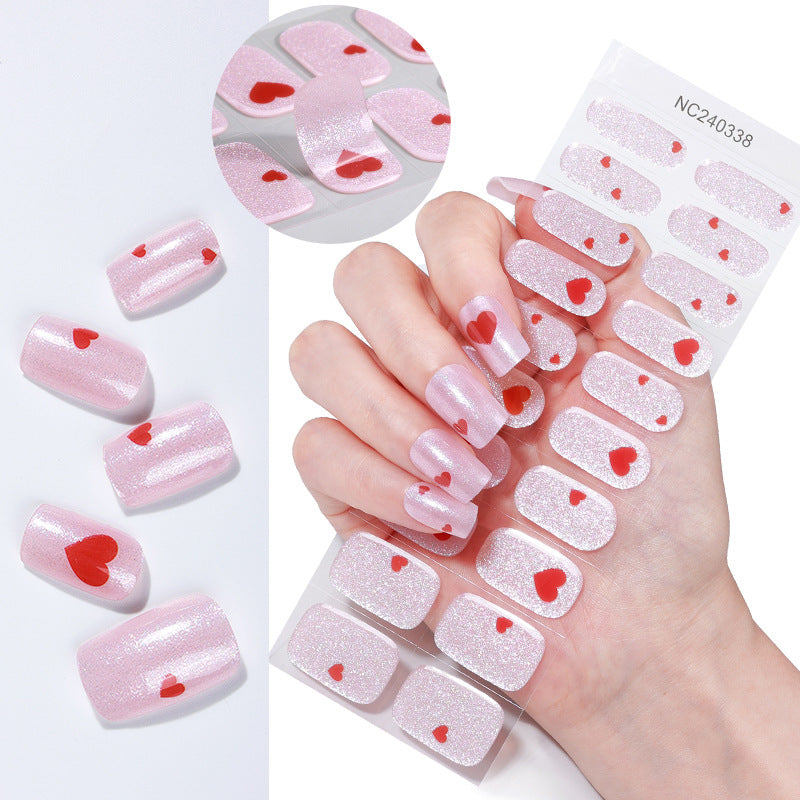 Glittery Nail Stickers
