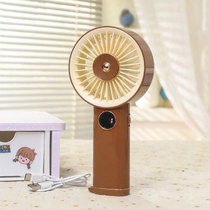 Women's Portable Mini Hand Fan with USB Charging Function Bowlift