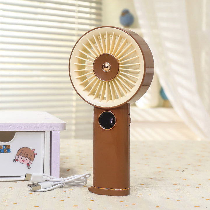 Women's Portable Mini Hand Fan with USB Charging Function Bowlift