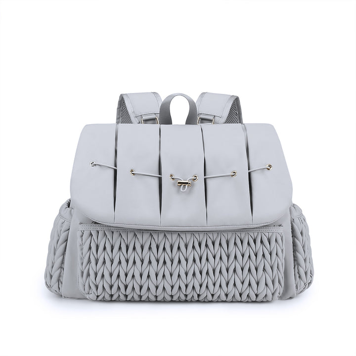 Fashionable backpack with braided design Bowlift