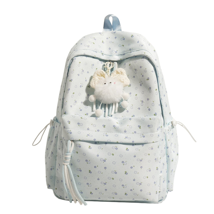 Cute Floral-Embellished Daypack Bowlift