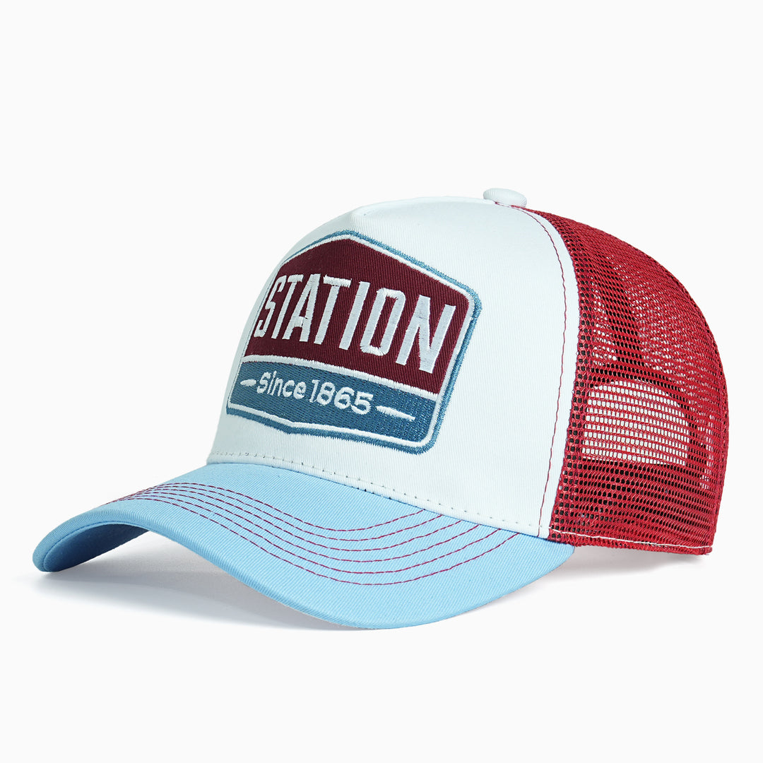 Women Breathable Trucker Cap with Vintage Design Bowlift