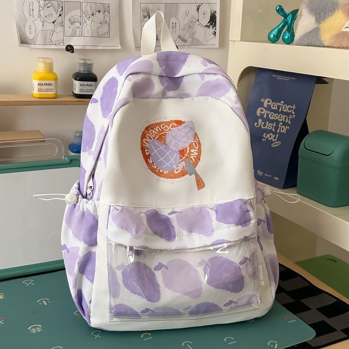 Playful Illustrated Lightweight Backpack Bowlift