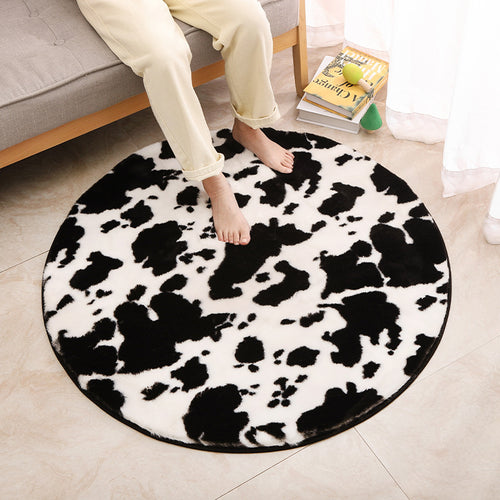 Soft Plush Round Area Rug for Home