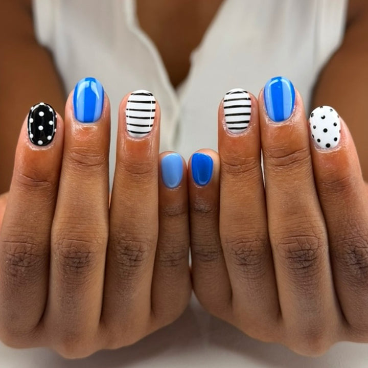 Creative Press-On Nail Art Collection