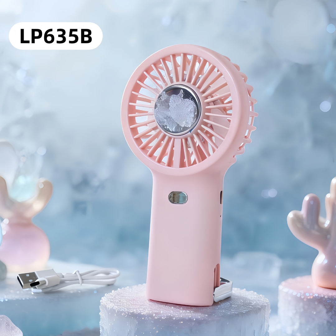Women's Portable Mini Fan with Spray Function Bowlift
