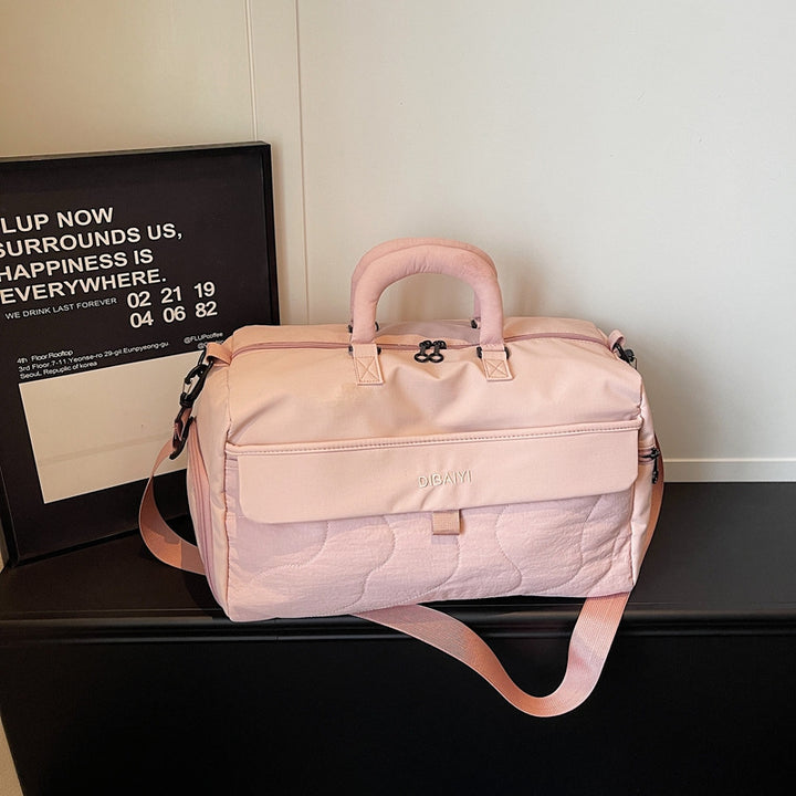 Multi-Purpose Quilted Travel Duffle Bag Bowlift