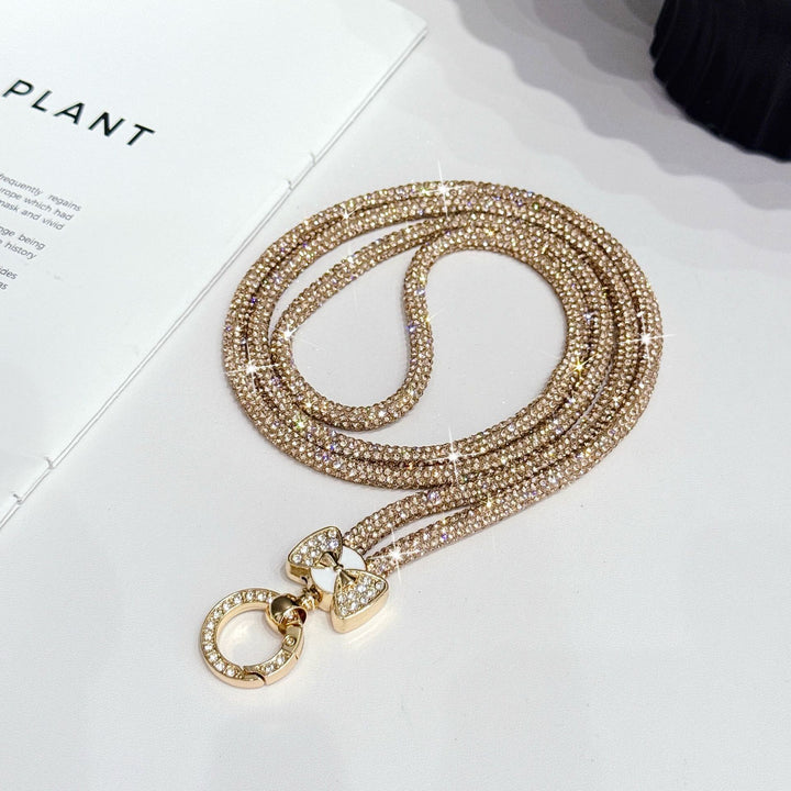 Elegant Rhinestone Eyewear Chain Bowlift