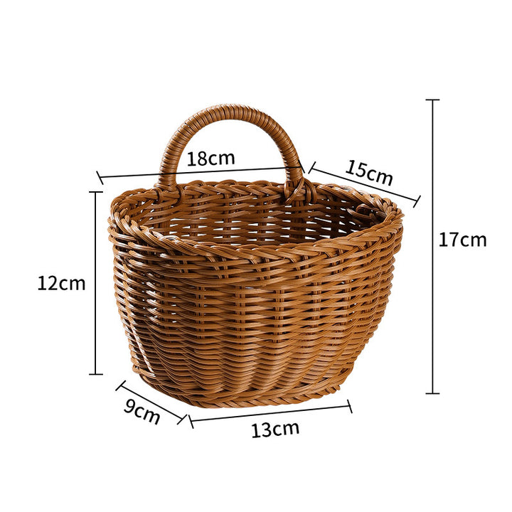 Handcrafted Eco-Friendly Woven Storage Basket Bowlift