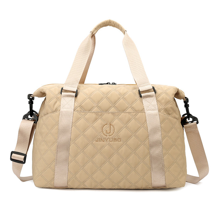 Quilted Travel Duffle Bag Bowlift