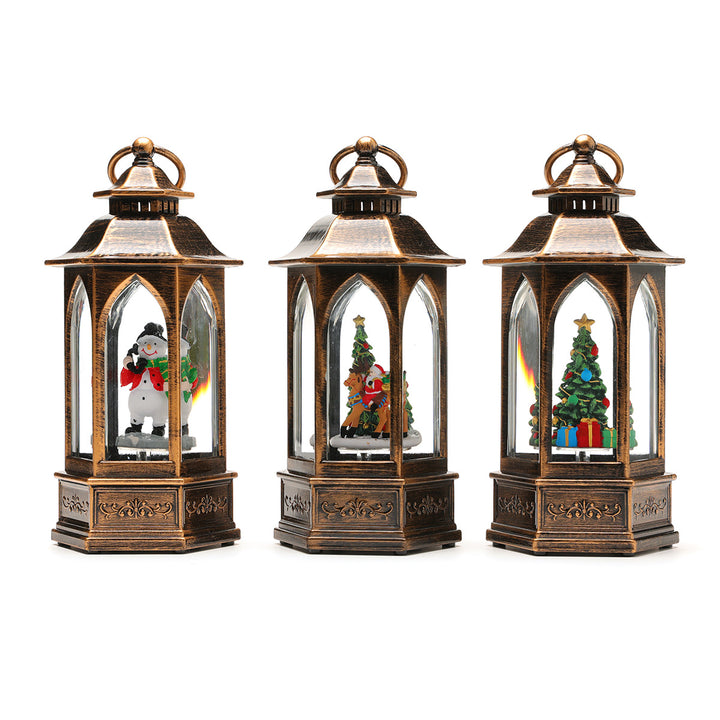 LED Decorative Christmas Village Lantern Bowlift
