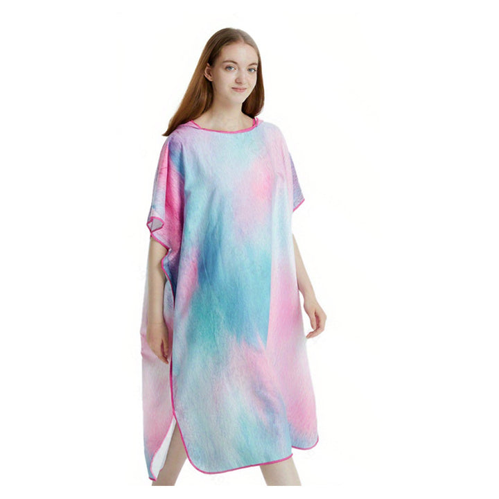 Women colorful bath tunnel with hood Bowlift