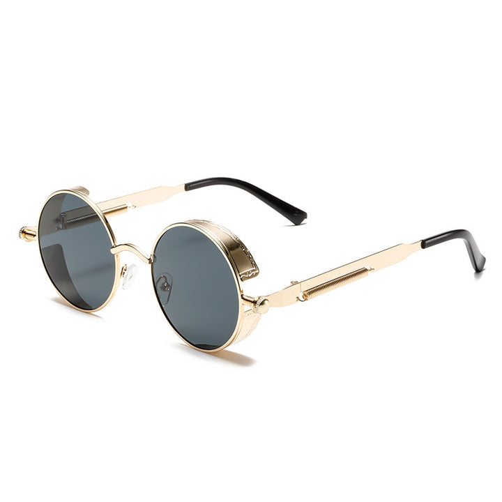 Retro Round Frame Sunglasses Bowlift